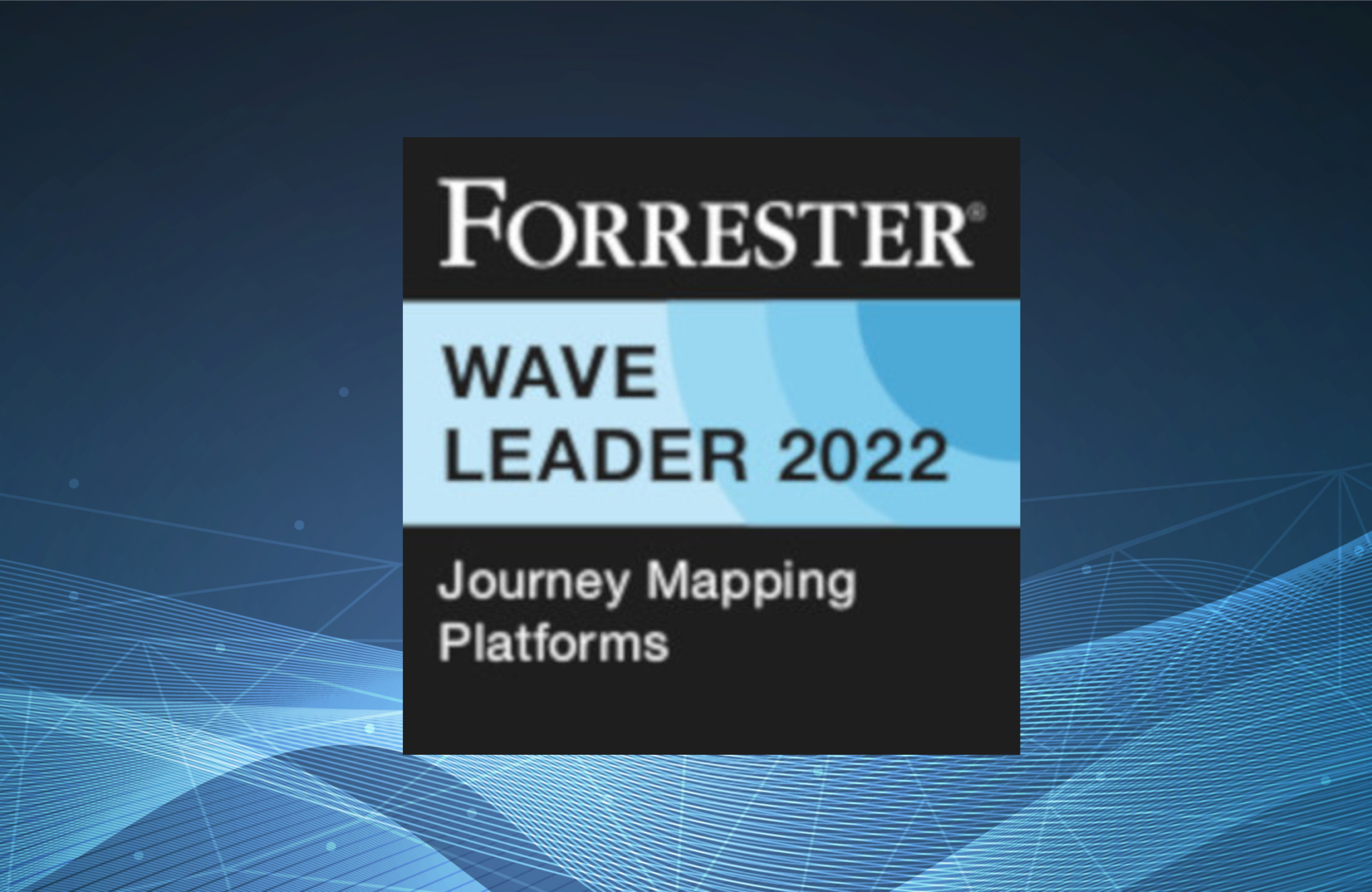 forrester wave leader badge