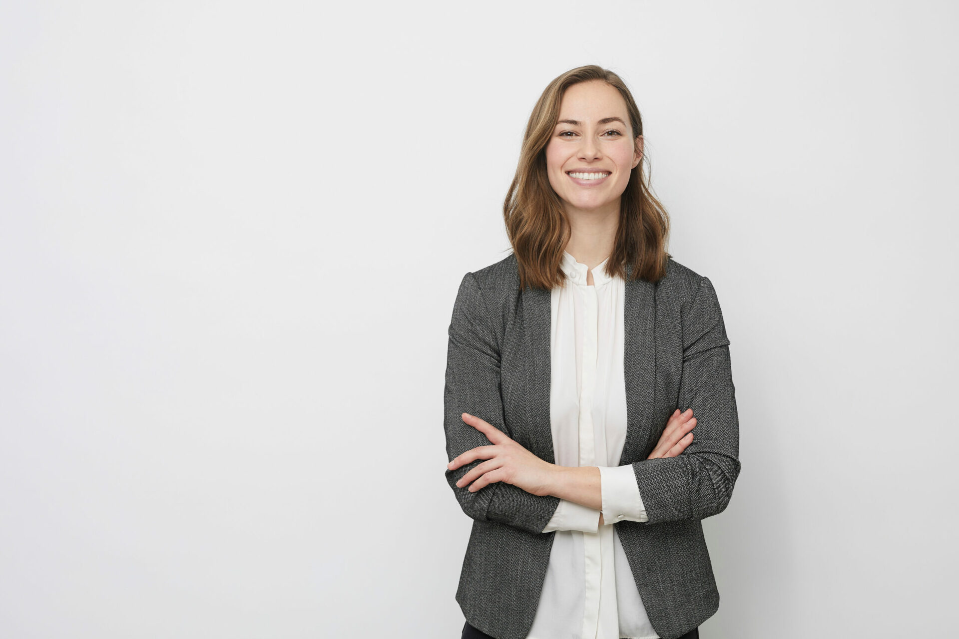 young business woman working being in charge of customer journey mapping