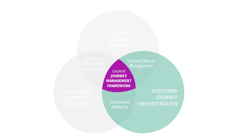 cxomni Customer Journey Management Framework graphic