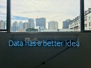 data has a beter idea writing under a window