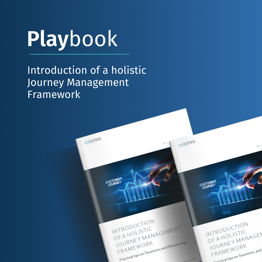 Playbook: Introduction of a holistic Journey Management Framework