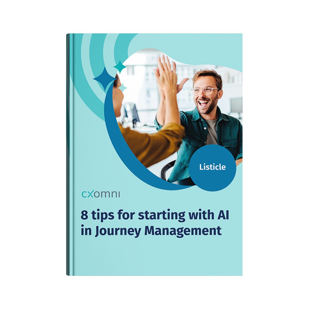 Listicle: 8 tips for starting with AI in Journey Management